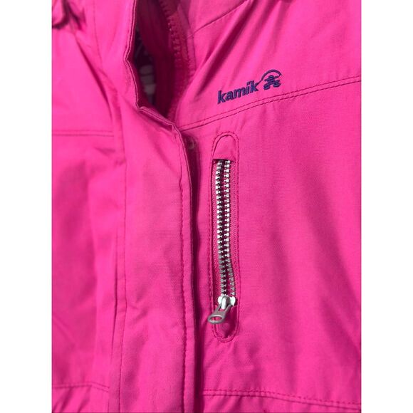 Kamik Lazer Hot Pink One Piece Snowsuit Toddler Girl's 3T - Picture 5 of 12